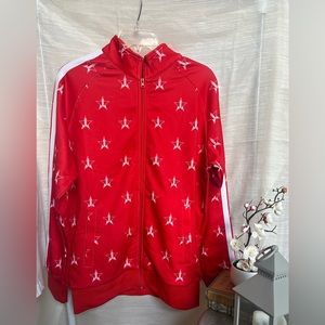 JEFFREE STAR RED ZIP-UP JACKET!